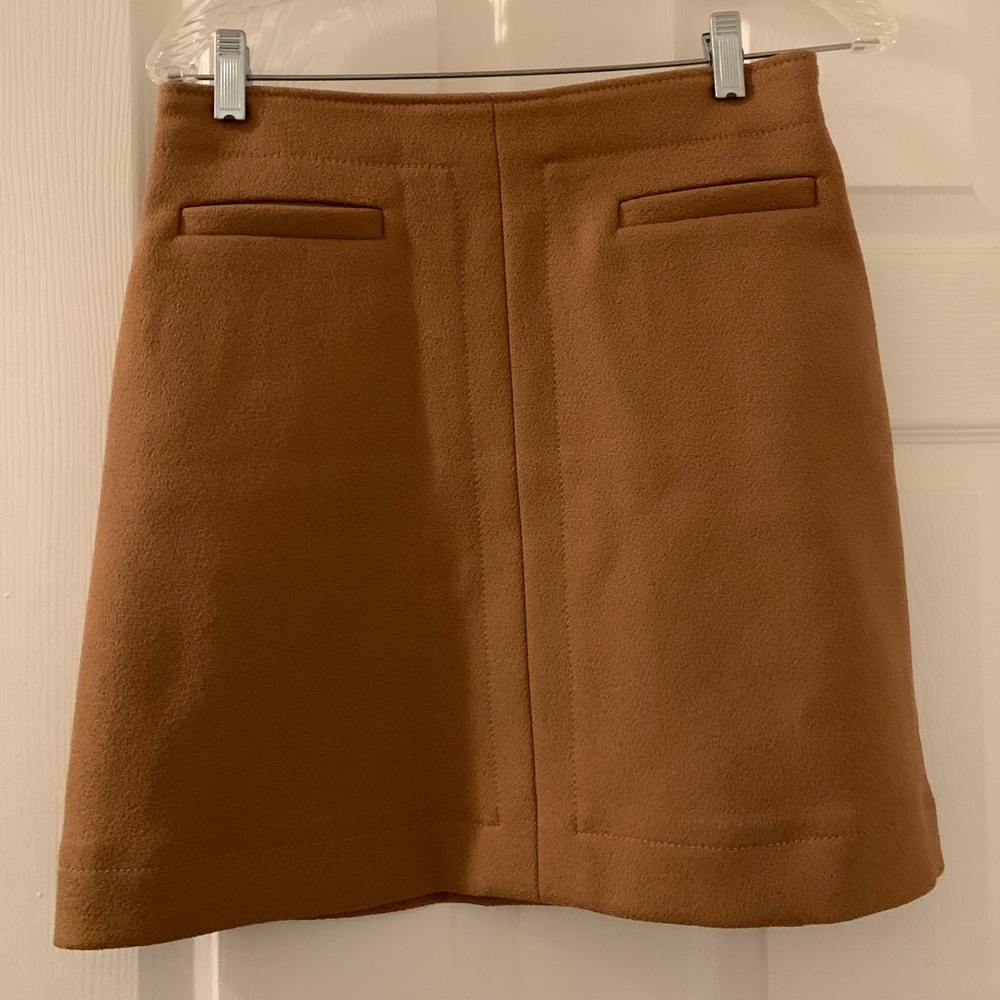 Tan miniskirt